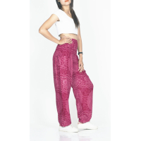 Harembroek XL Mandala Mono rood